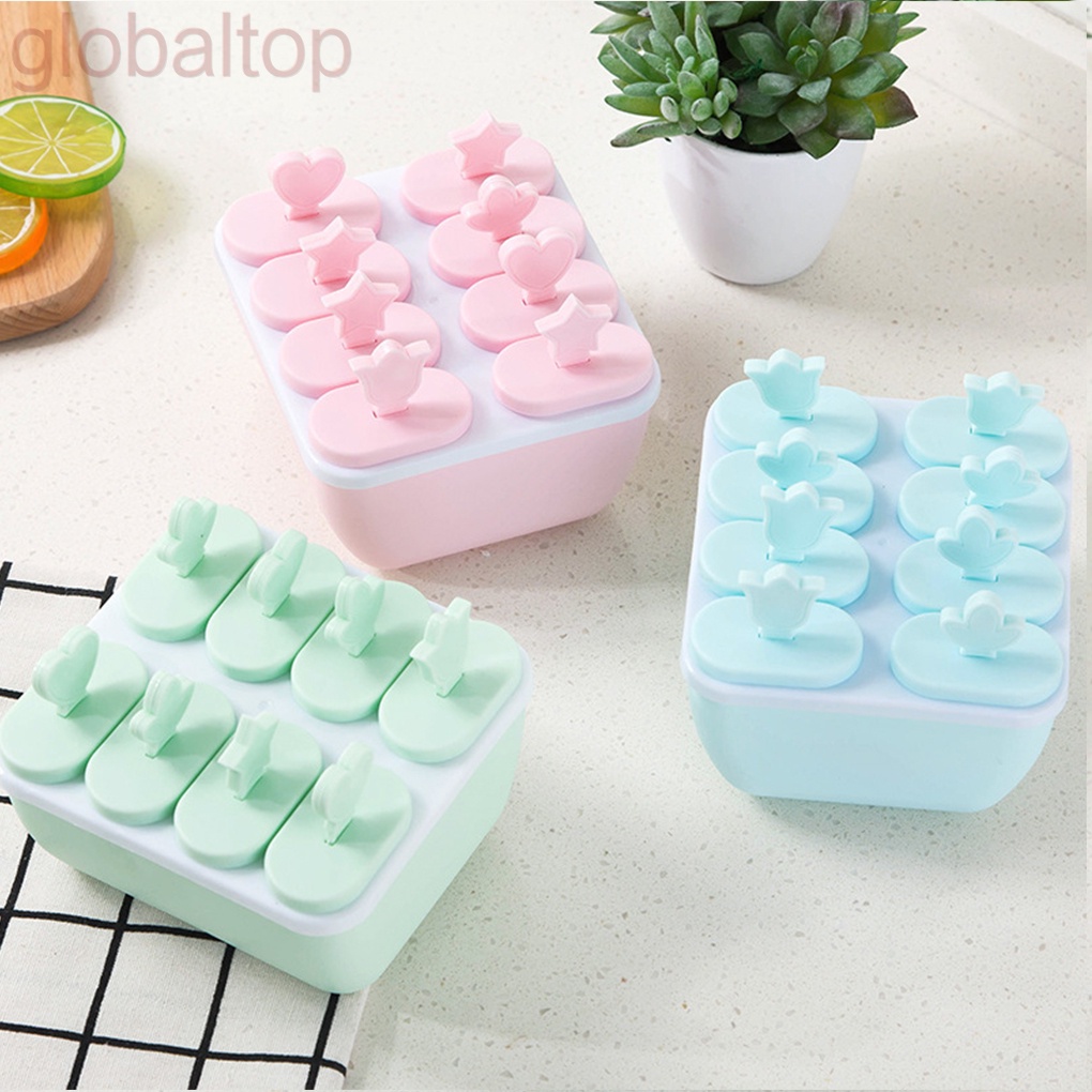 Khuôn Làm Kem Bằng Nhựa Pp Diy Tiện Dụng Cho Nhà Bếp