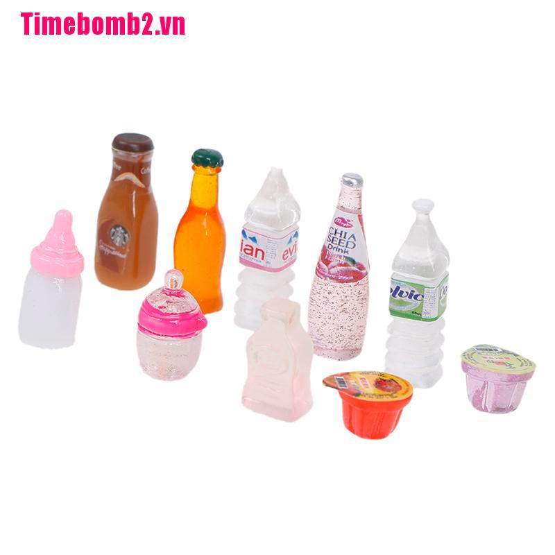 ### Set 10 Mô Hình Bình Nước Mini Bằng Nhựa Cho Bé Chơi