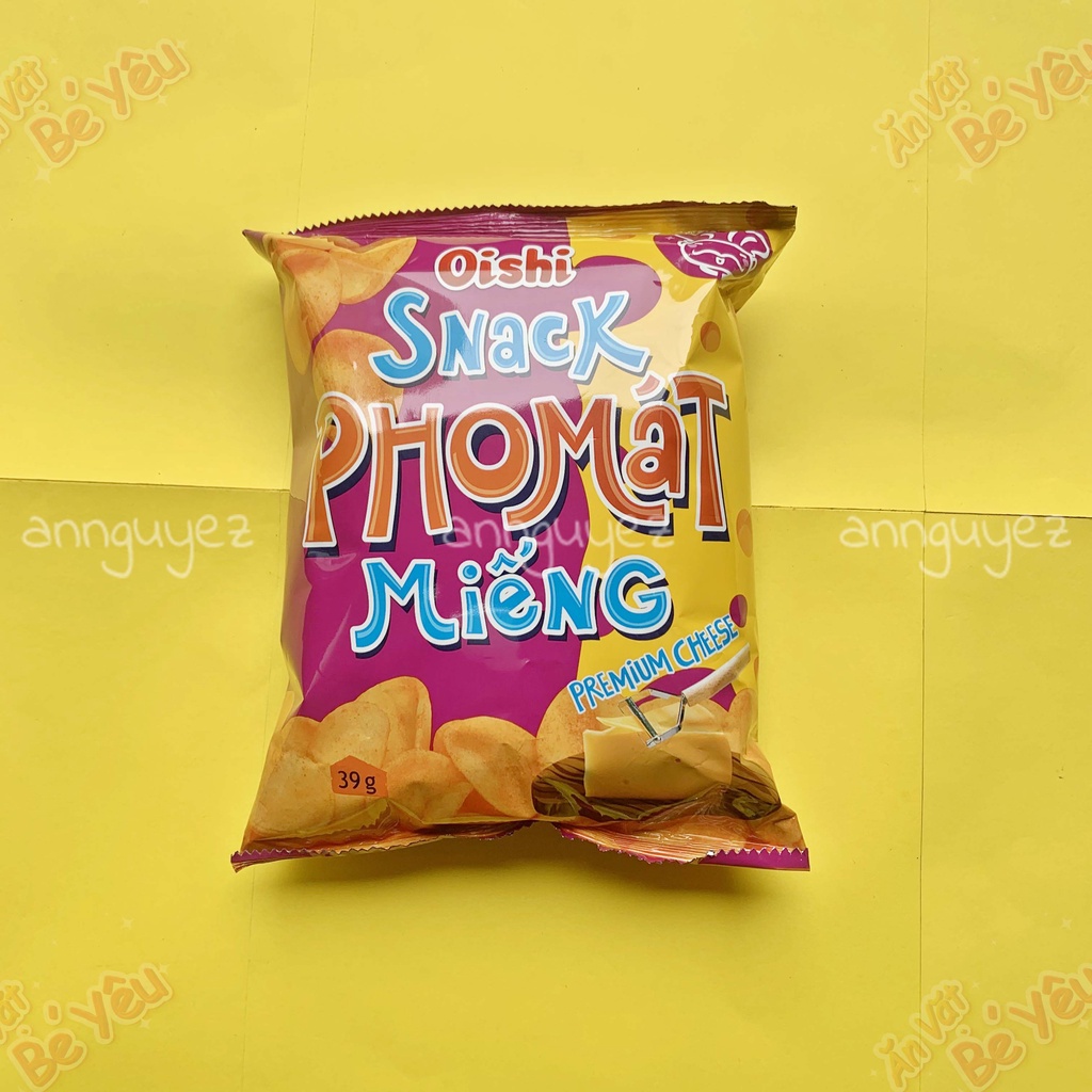 Bim bim Oishi snack pho mát miếng 40g phomat