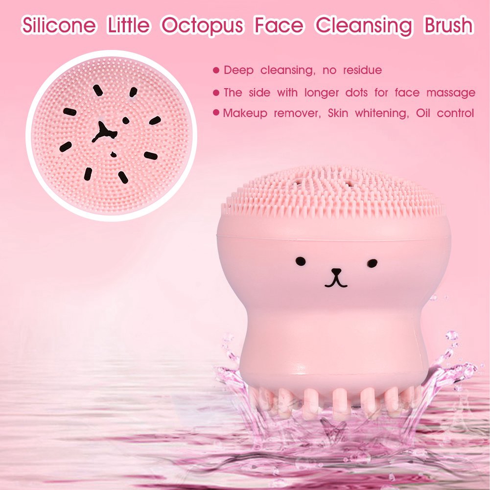 Cọ rửa mặt làm sạch sâu thiết kế dễ thương chất liệu silicon | BigBuy360 - bigbuy360.vn