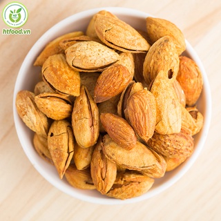 Hạnh nhân rang bơ còn vỏ nhập Mỹ 500Gr