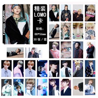 (9 mẫu) Lomo V BTS 30 tấm