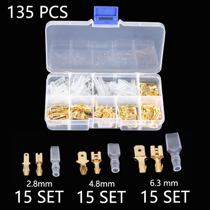 Set 135 / 270 / 315 Đầu Kết Nối Nhanh male 2.8 / 4.8 / 6.3mm