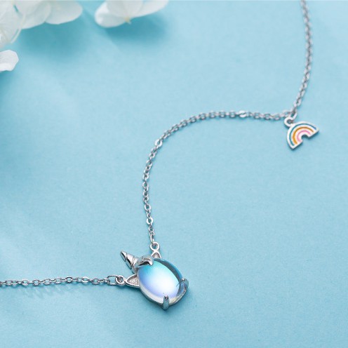 Dây chuyền bạc ý kỳ lân unicorn mẫu mới 2019 phụ kiện trang sức hot thời trang hàn quốc - MLR