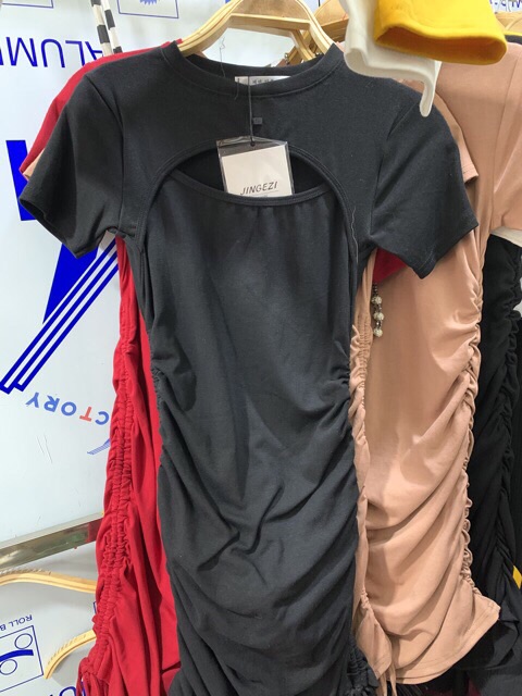 ❤️ Váy body rut dây khoét ngực