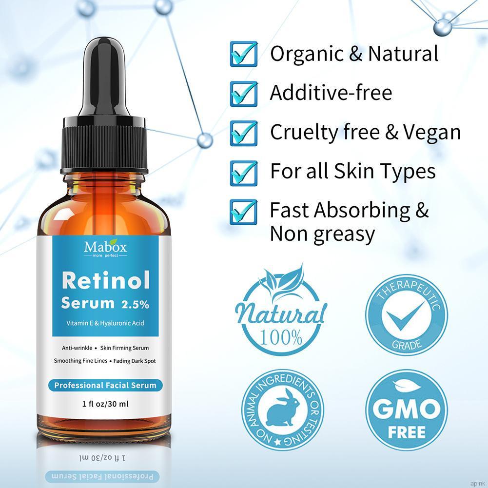 Retinol serum Dưỡng Ẩm Chống Nếp Nhăn Chống Lão Hóa Làm Trắng Da 30ml