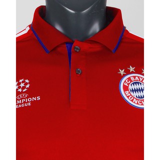 Áo Polo Bayern Đỏ - Thun Cá Sấu 4 Chiều Cao Cấp