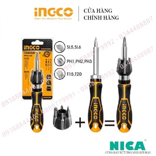 Bộ tuốc nơ vít đa năng 8 chi tiết INGCO AKISD0808