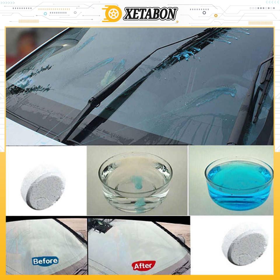 Viên sủi nước rửa kính ô tô