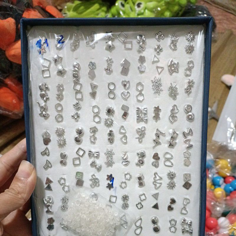 Combo 3 đôi Bông tai nụ  Phong Cách Hàn Quốc.