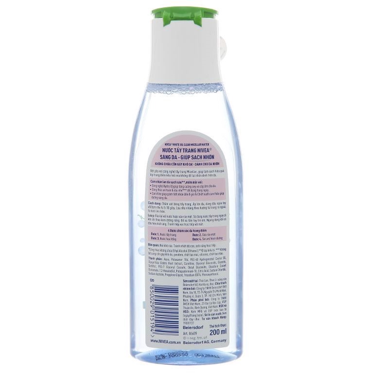 Nước Tẩy Trang Làm Sạch Sâu, Mềm Mịn Da Nivea Micellar Water