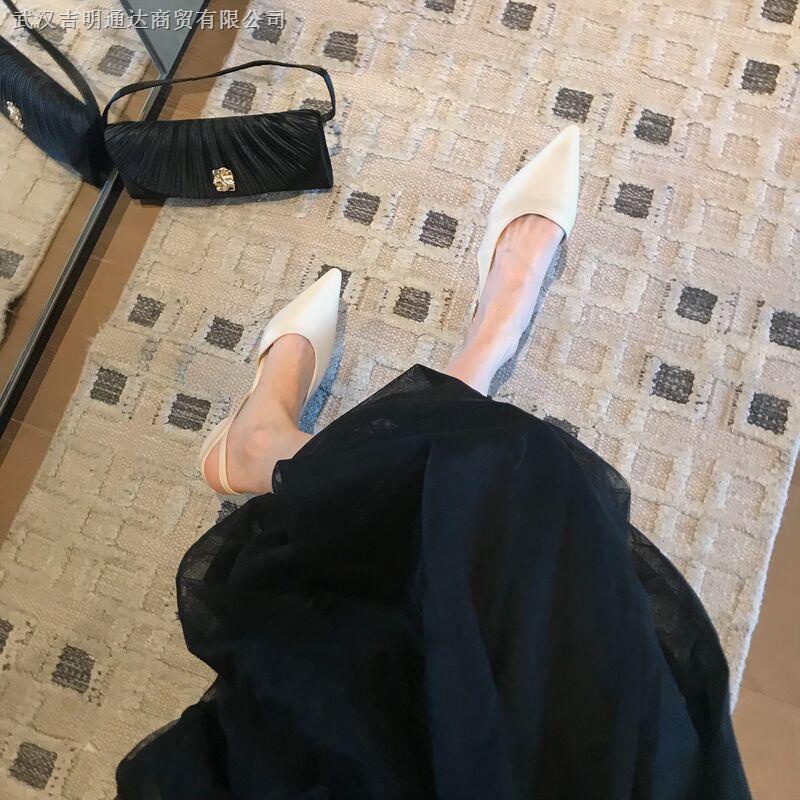 Giày Cao Gót Mũi Nhọn Phong Cách Pháp Thời Trang Mùa Xuân Quyến Rũ Cho Nữ