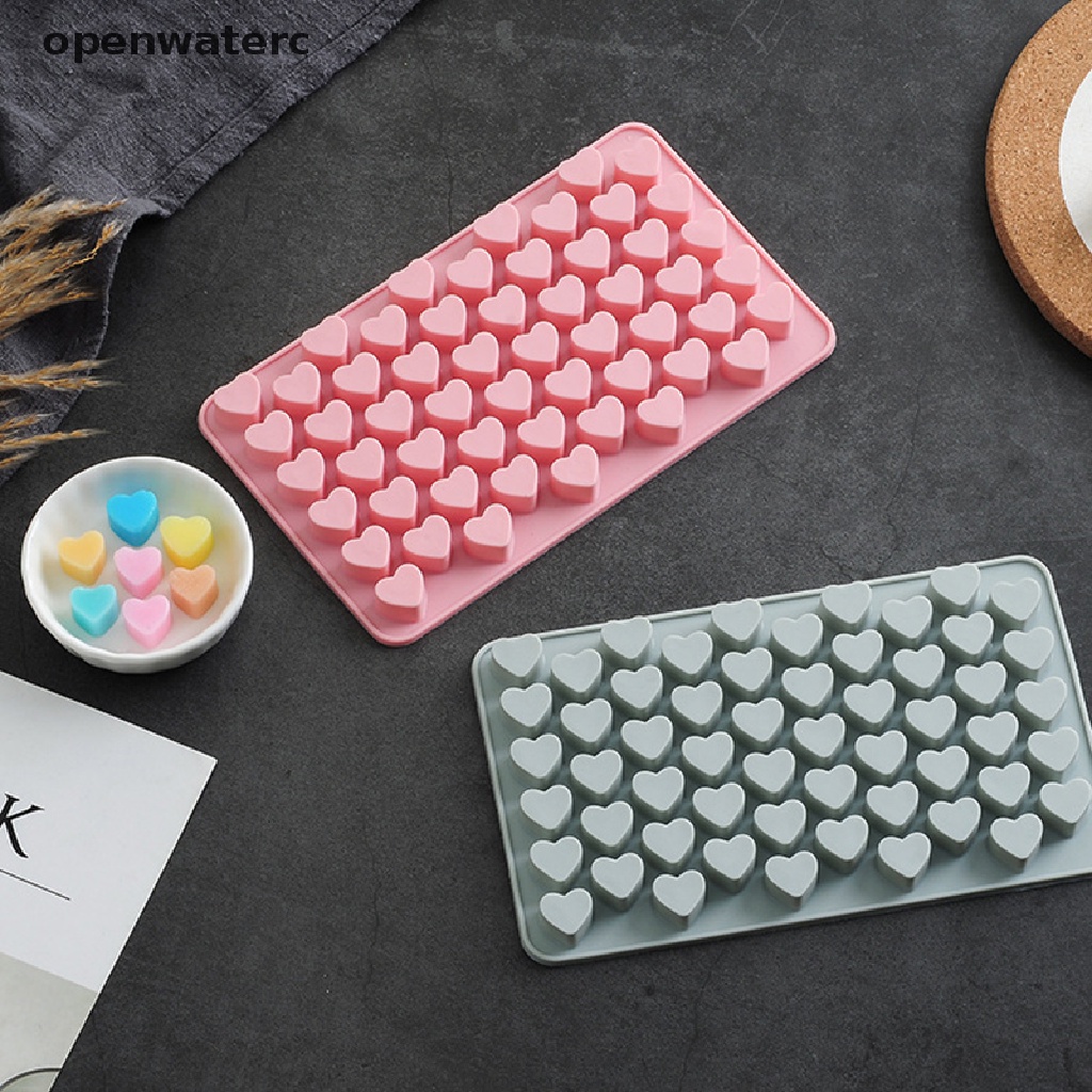 Khuôn Silicon Làm Đá / Sô Cô La / Đá Viên Hình Trái Tim Mini DIY