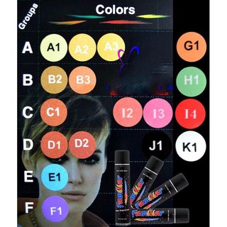 Keo xịt tóc màu Familiar 100ml Tạo Kiểu Nhuộm Tạm Thời Tại Nhà