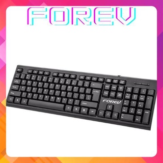 Bàn phím gaming máy tính Forev FV-K5c chuẩn 104 phím, bàn phím văn phòng phím nổi gõ văn bản c thumbnail