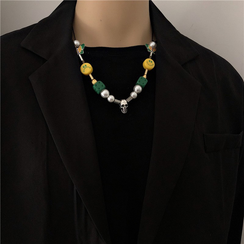 vòng cổ Mặt Hình Xúc Xắc Phong Cách Harajuku Retro