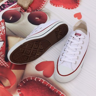 Giày AllStar Classic Màu Trắng Cổ Thấp Nữ