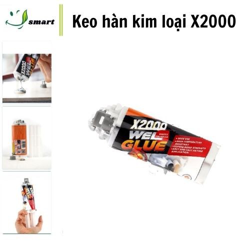 [Siêu bền] Keo hàn gắn đa năng  X2000  siêu chắc Nhật Bản , hàn gắn được mọi kim loại sắt thép