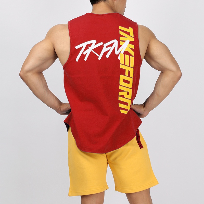 Áo Thun Thể Thao Sát Nách Form Rộng Thời Trang Đường Phố Cho Nam