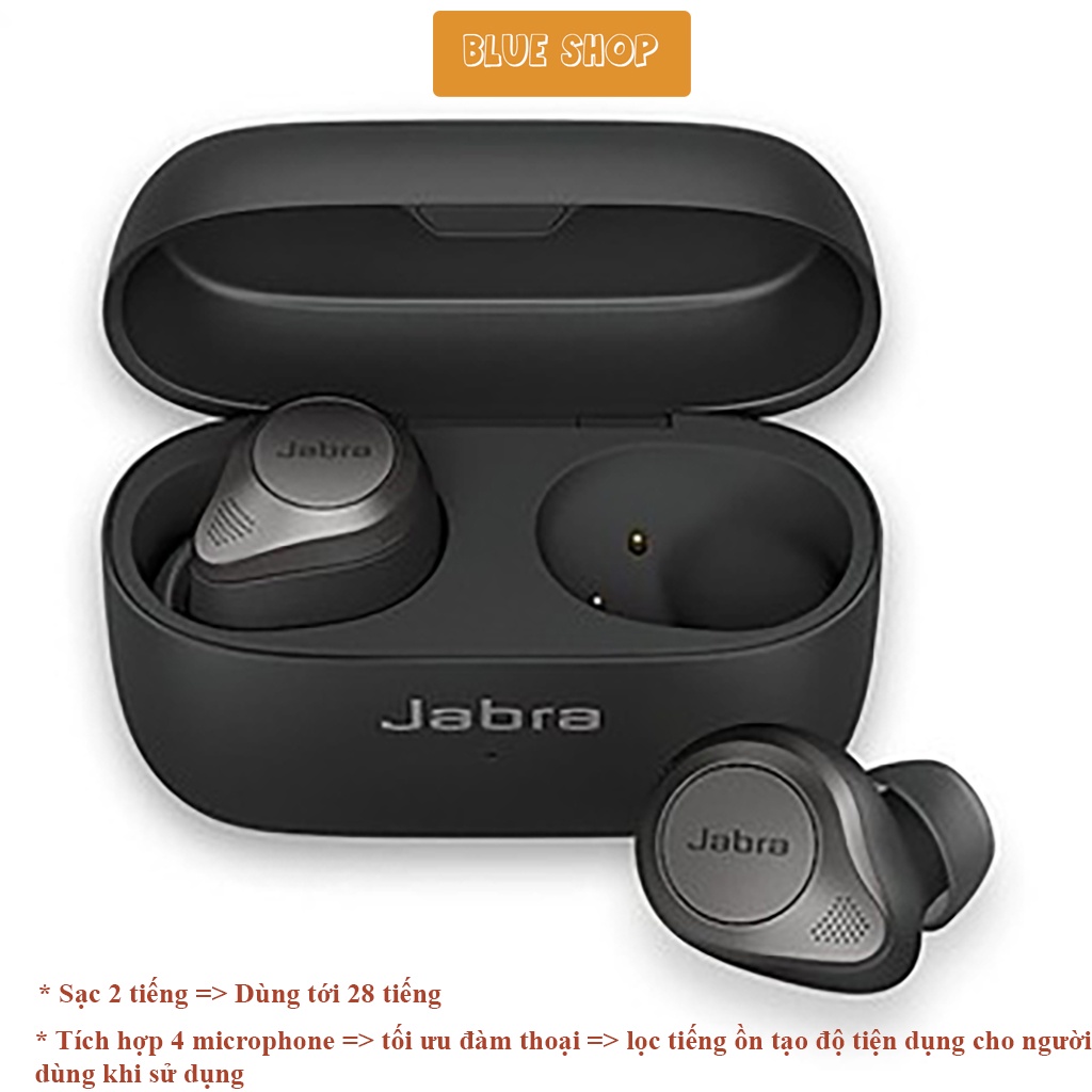 Tai nghe Nhét tai bluetooth Jabra  75t chống ồn chống nước,Tai Nghe Jabra Bluetooth không dây Blueshop6688