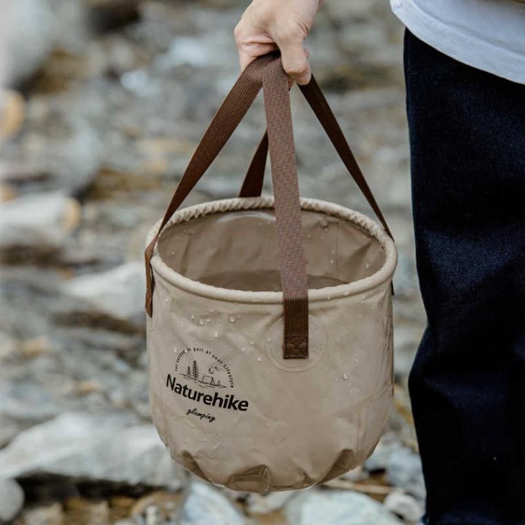 Xô Nước Tròn vintage 20L Gấp Gọn NatureHike NH20SJ040 Campoutvn A429