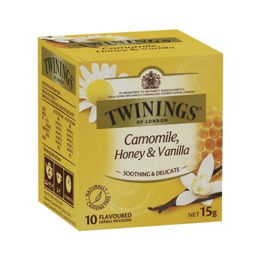 Trà Túi Lọc Twinings - Trà Hoa Cúc Mật Ong & Vanilla Twinings 15g Hộp 10 Gói