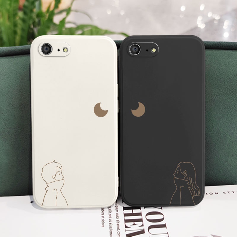 Ốp Điện Thoại Silicon Họa Tiết Mặt Trăng Twilight Miss Cho IPhone 8 7 6 6S Plus SE 2020