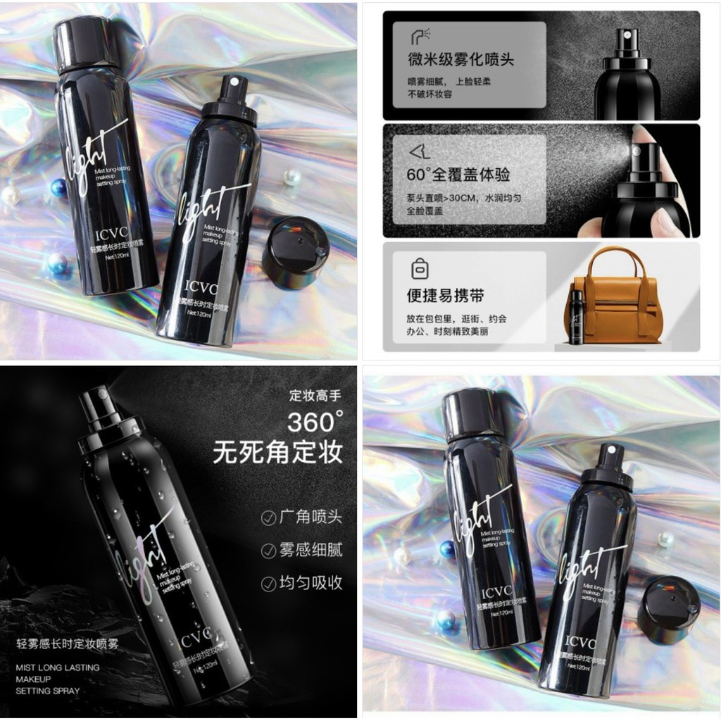 Xịt khoáng Linght ICVC hộp đen