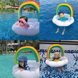 (Có Xỏ Chân) Phao Bơi Trong Suốt Cho Bé Kiểu Dáng Đáng Yêu Dễ Thương