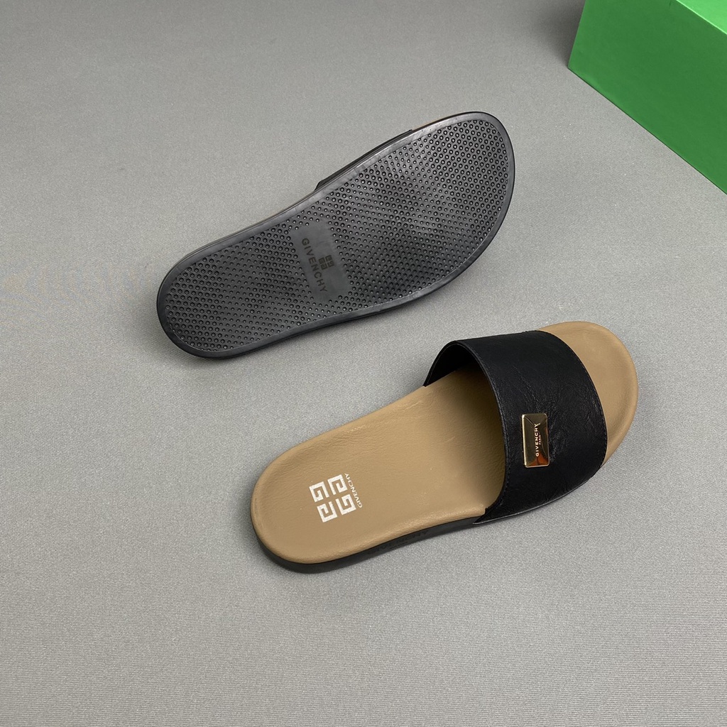 F03 SIZE 44  Dép Nam Quai Ngang-Dép Sandal Nam Cao Cấp Kiểu Dáng Mới,Màu Vàng Quai Da Bò Cao Cấp Đế Cao Su