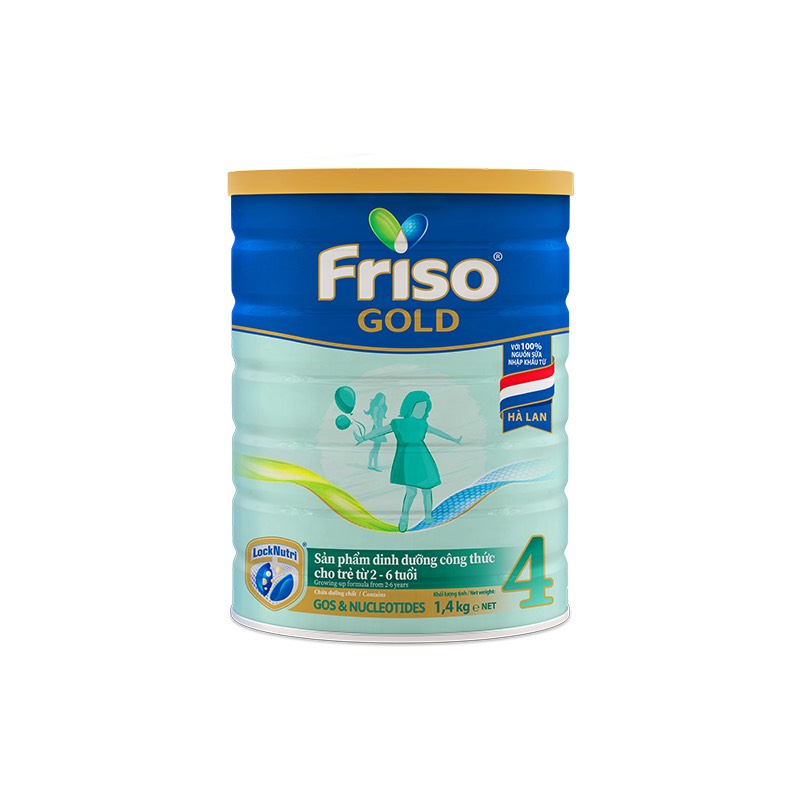 Sữa Bột Friso Gold 4 1400g (Dành Cho Trẻ Từ 2 - 6 Tuổi)