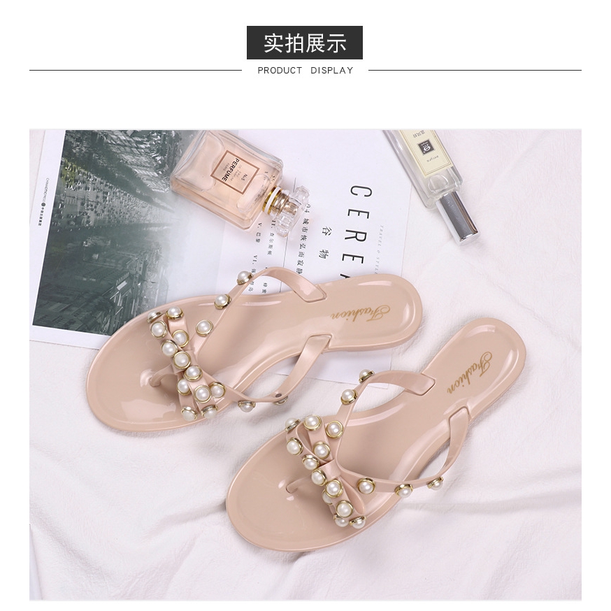 Dép Xỏ Ngón Đính Nơ Thời Trang Hè Xinh Xắn Dành Cho Nữ