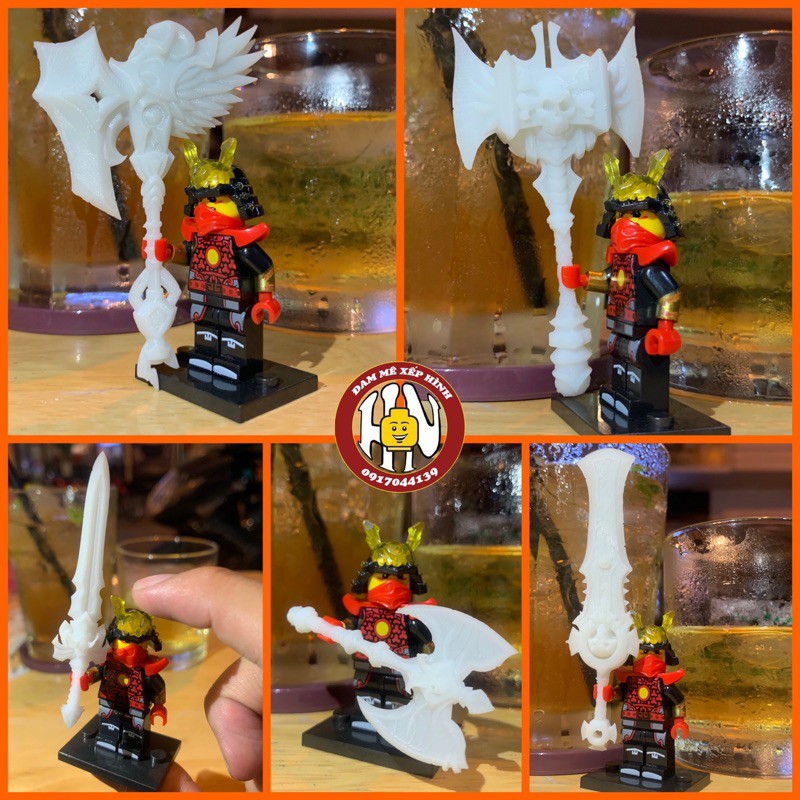 Vũ khí minifigure - Hàng custom - Phụ kiện trung cổ - Hàng chuẩn đẹp - Giá rẻ !