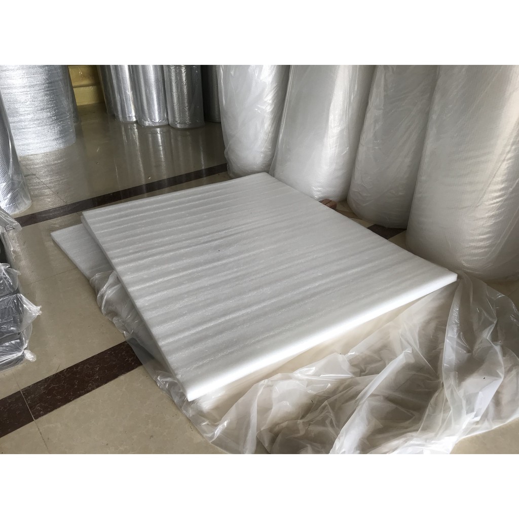 Tấm xốp dẻo PE Foam - Mút xốp dẻo đệm hàng, cắm hoa dày 2,3,5cm