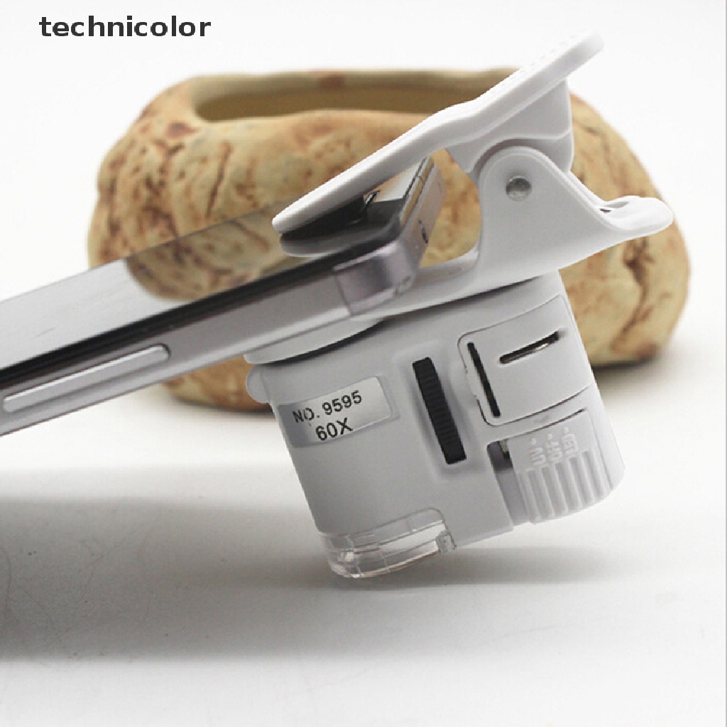 1 Ống Kính micro zoom 60X Có Đèn led Cho Điện Thoại