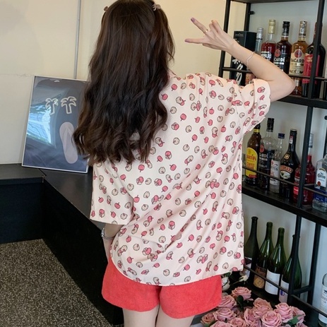 【ZHELIHANGFEI】Áo Sơ Mi Tay Dài Form Rộng Họa Tiết In Theo Phong Cách Nhật Bản Dễ Phối Đồ