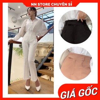 Quần tây công sở nữ 🛑 Quần tây ống loe chất vải dày mềm phom đẹp mặc đi làm đi học TS372 TP104