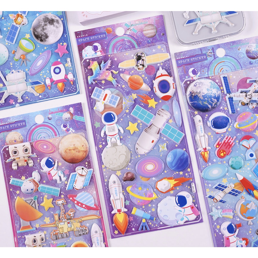 50 MẪU sticker NGƯỜI NHỆN SPIDERMAN VŨ TRỤ THẾ GIỚI TỰ NHIÊN đồ chơi cho bé hình dán 3D phát triển trí tuệ