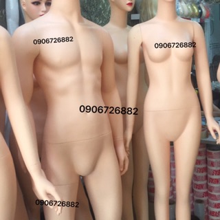 Combo manocanh nam nữ thời trang(có tóc)