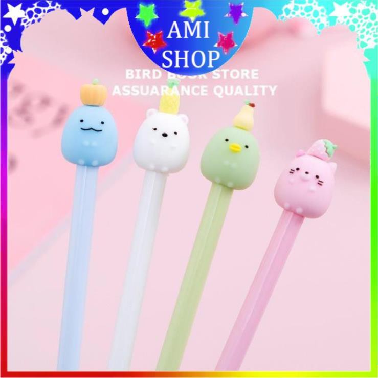 Bút nước hình thú xinh có quả trên đầu 💕𝑭𝒓𝒆𝒆𝒔𝒉𝒊𝒑💕 Amishop