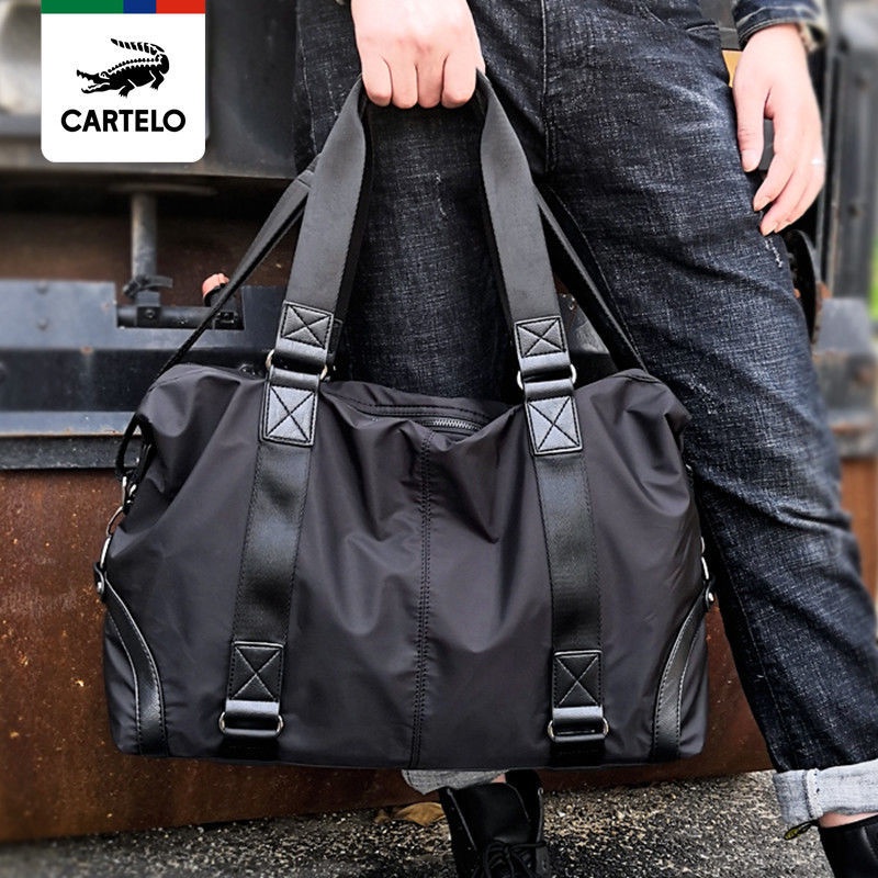 Túi xách messenger du lịch Cartier cá sấu cầm tay sức chứa lớn phong cách thể thao cho nam