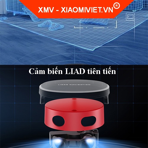 Robot hút bụi lau nhà Xiaomi Dreame Z10 Pro - Thùng bụi 4L - Lực hút 4000PA + pin 5200mAh - Chính hãng- BH 12 tháng