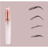 Máy tỉa lông mặt, lông mày, ria mép Flawless Brows dao cạo theo hình xoắn ốc, không đau ( BẢO HÀNH 3T )