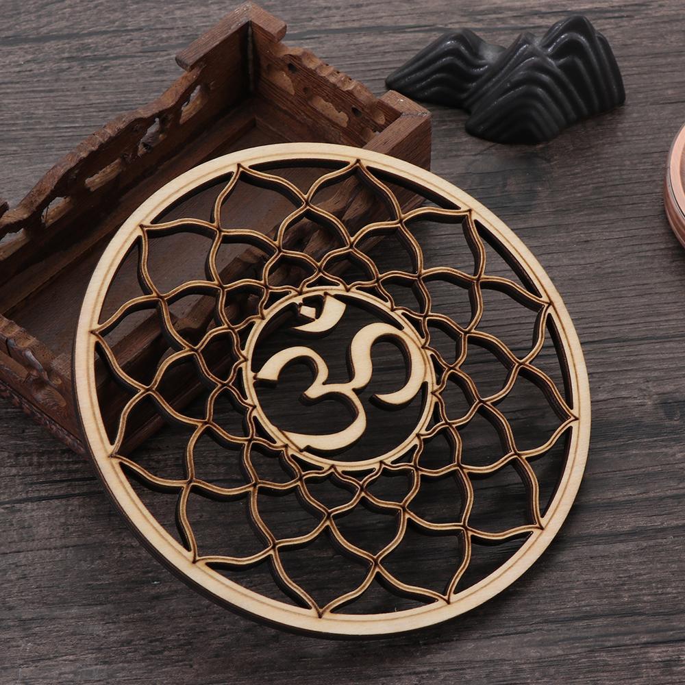 LANSEL Set 8 Tấm Gỗ Treo Tường Trang Trí Hình Hoa / Xe Hơi Độc Đáo