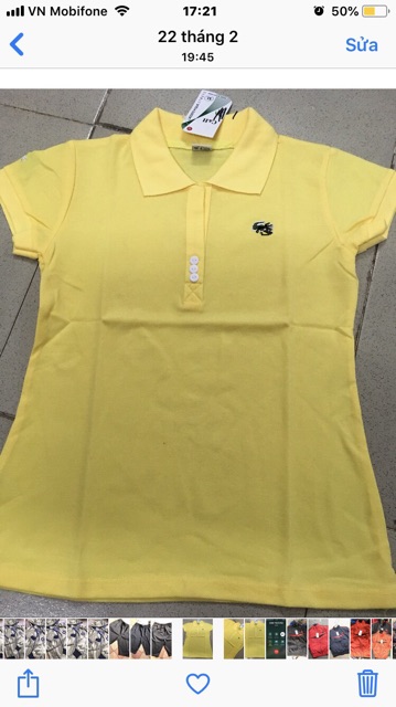 Áo cá sấu nử - vải cá sấu co giản 4 chiều