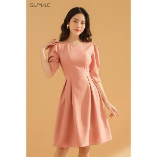 Đầm cổ tròn cúp ngực DA726 GUMAC