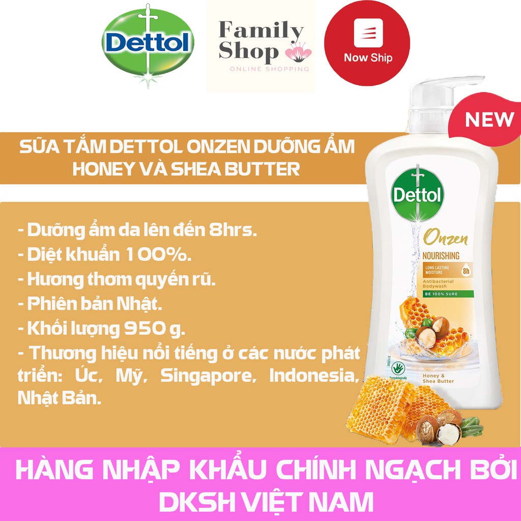 [Có Quà Tặng Giá Trị] 1 Sữa Tắm Dettol Onzen/Original/Cool 950g.