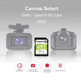 Thẻ Nhớ Kingston 32GB SDHC Canvas Select