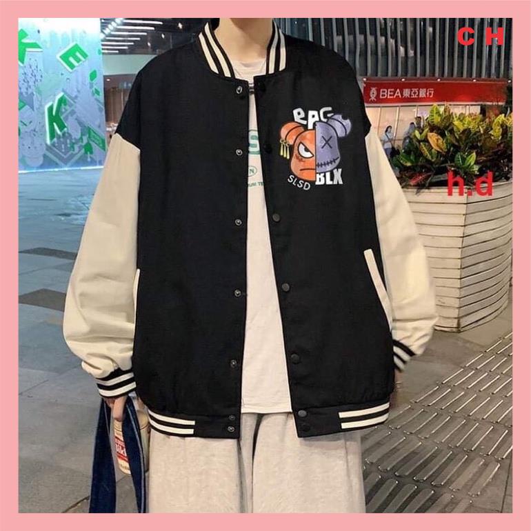 Áo khoác  jacket LS😍Chất gió vs nỉ mềm ấm áp😍😍freesize 50kg😍phong cách hàn quốc nam nữ unisex