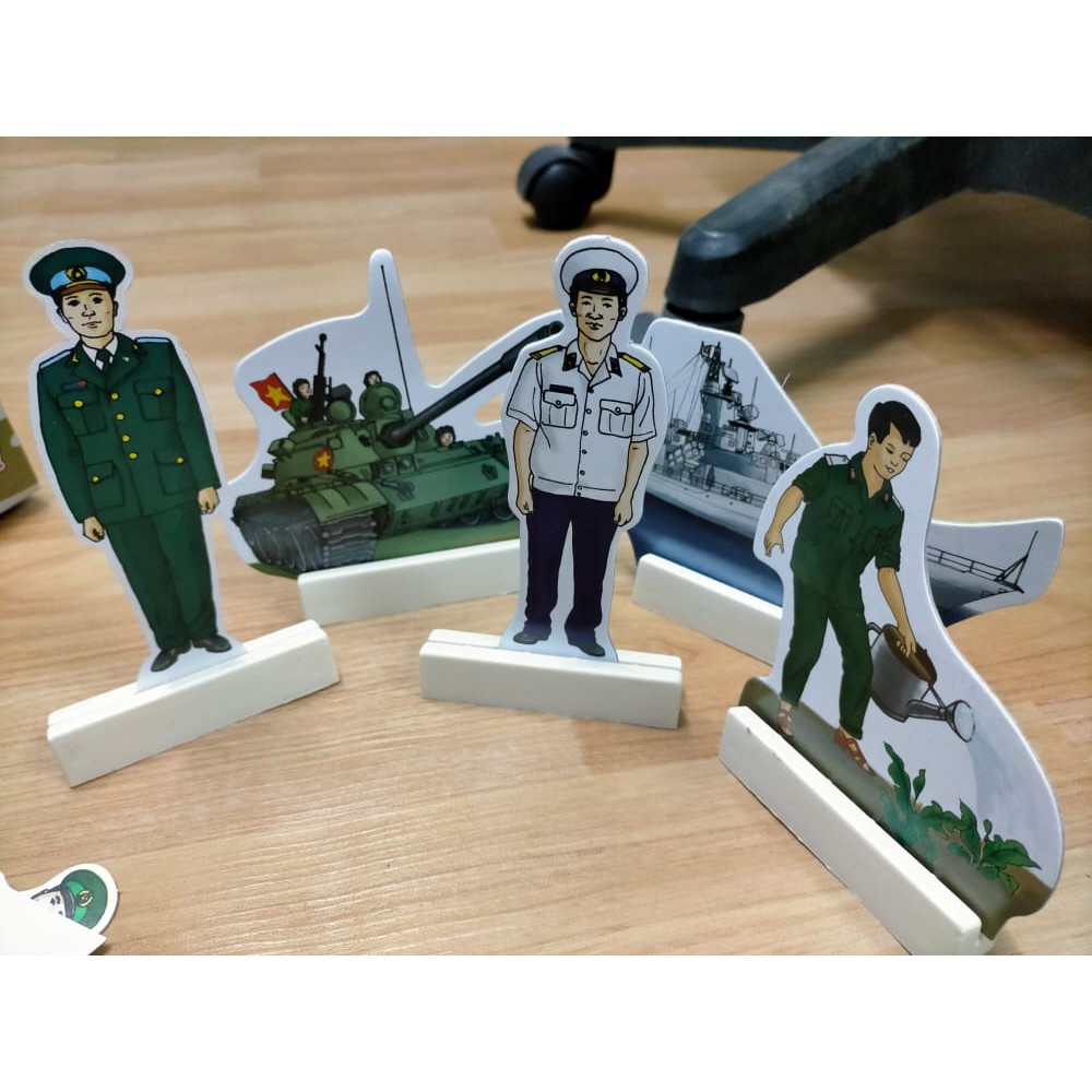 Bộ đồ chơi doanh trại bộ đội